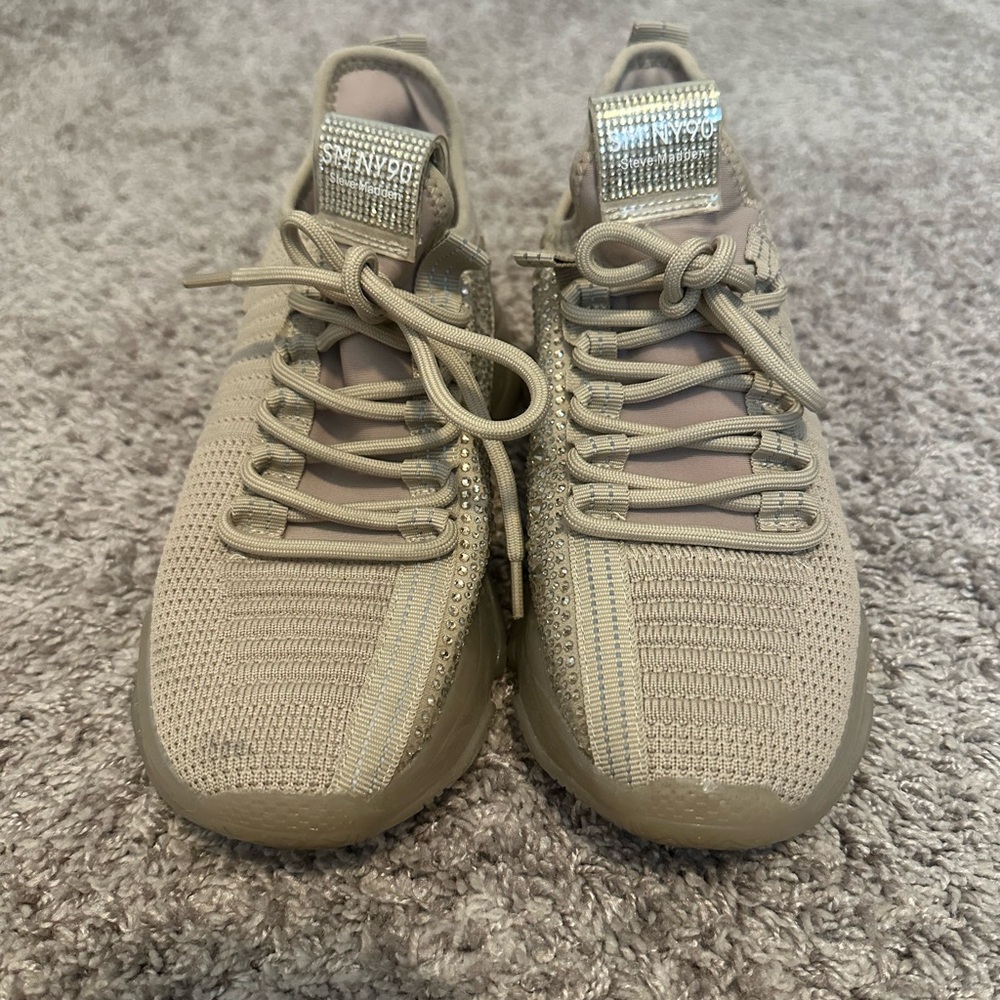 Steve Madden Tan Athletic Shoes